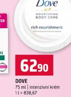 DOVE 75 ml intenzivní krém