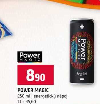 POWER MAGIC 250 ml energetický nápoj 
