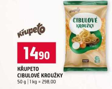 KŘUPETO CIBULOVÉ KROUŽKY 50 g