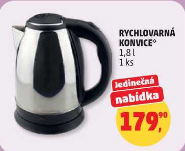 RYCHLOVARNÁ KONVICE, 1,8 l, 1 ks