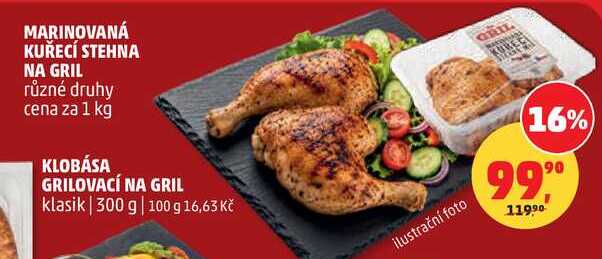 MARINOVANÁ KUŘECÍ STEHNA NA GRIL různé druhy, 1 kg