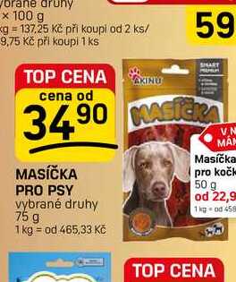 MASÍČKA PRO PSY vybrané druhy 75 g