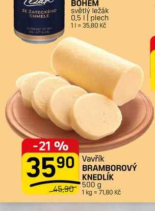 BRAMBOROVÝ KNEDLÍK 500 g