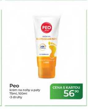 Peo krém na nohy a paty 75ml, 100m 