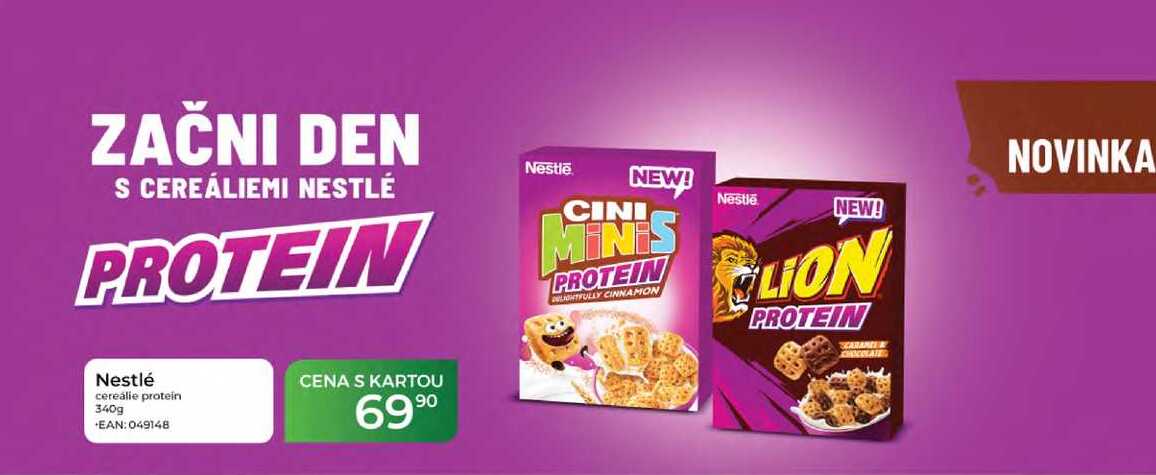 Nestlé cereálie protein 340g 