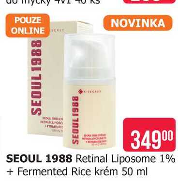 SEOUL 1988 Retinal Liposome 1% + Fermented Rice krém 50 ml 