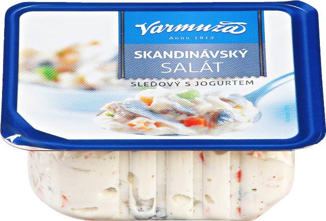Varmuža Skandinávský sleďový salát s jogurtem