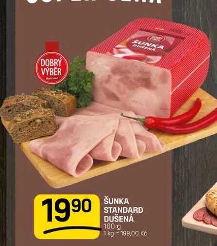 ŠUNKA STANDARD DUŠENÁ 100 g 