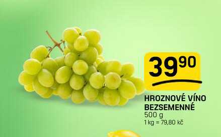HROZNOVÉ VÍNO BEZSEMENNÉ 500 g 