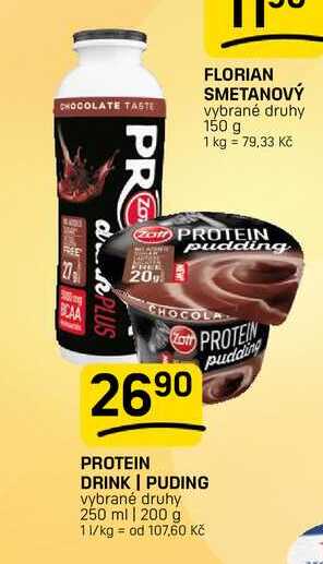 PROTEIN DRINK | PUDING vybrané druhy 250 ml | 200 g