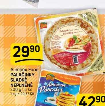 PALAČINKY SLADKÉ NEPLNĚNÉ American 300 g 