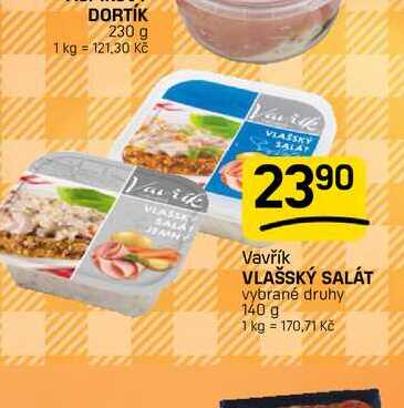 VLAŠSKÝ SALÁT vybrané druhy 140 g 