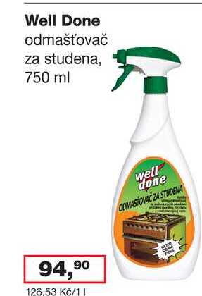 Well Done 750 ml
