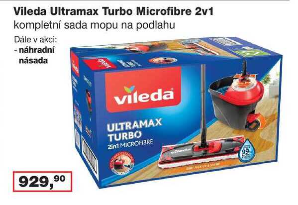 Vileda Ultramax Turbo Microfibre 2v1
