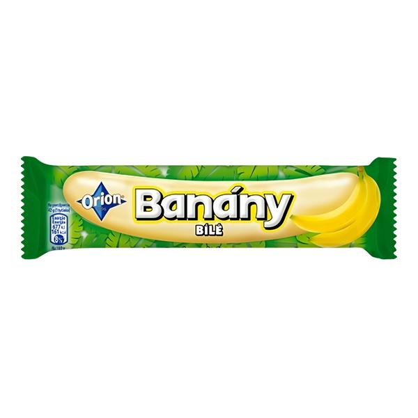 ORION Banány želé tyčinka v bílé polevě
