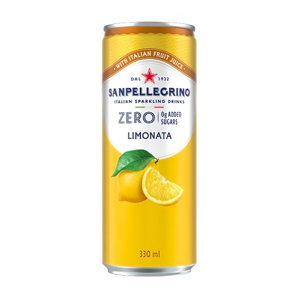 San Pellegrino Zero Limonata citron plech
