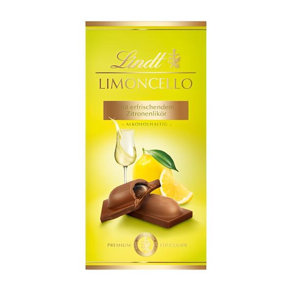 Lindt Limoncello jemná čokoláda s osvěžující citronovou likérovou náplní