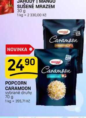 POPCORN CARAMOON vybrané druhy 70 g