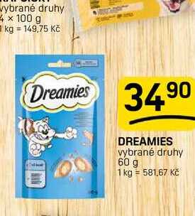DREAMIES vybrané druhy 60 g 