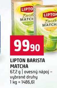 LIPTON BARISTA MATCHA 67,2 g ovesný nápoj vybrané druhy 