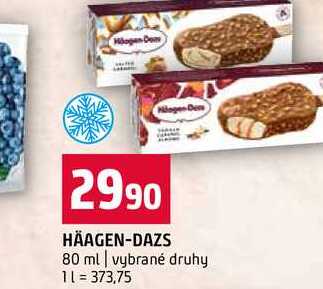 HÄAGEN-DAZS 80 ml vybrané druhy 