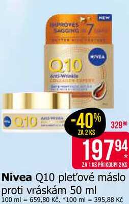 Nivea Q10 pleťové máslo proti vráskám 50 ml