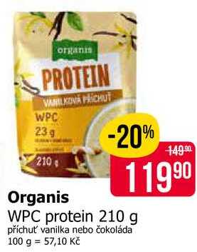 WPC protein 210 g příchuť vanilka nebo čokoláda