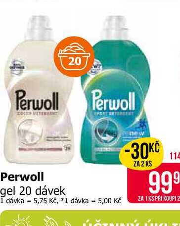 Perwoll gel 20 dávek
