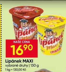 Lipánek MAXI vybrané druhy 130 g 