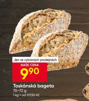 Toskánská bageta 70-72 g 