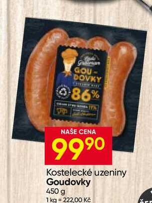 Kostelecké uzeniny Goudovky 450 g 