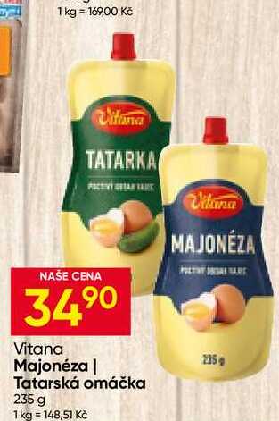 Vitana Majonéza, Tatarská omáčka 235 g