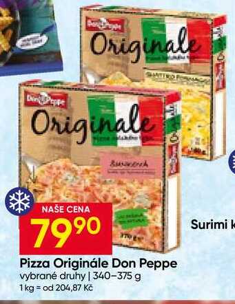 Don Peppe Pizza Originále vybrané druhy 340-375 g 