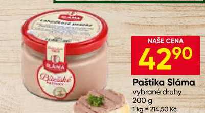 Paštika Sláma vybrané druhy 200 g