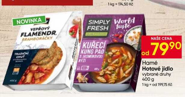 Hamé Hotové jídlo vybrané druhy 400 g