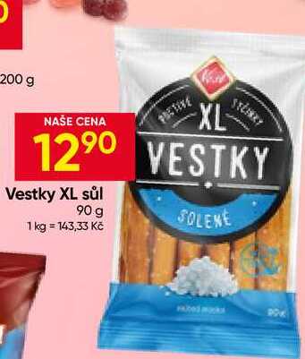 Vestky XL sůl 90 g
