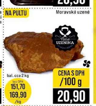 Moravské uzené 100g