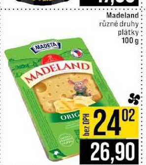 Madeland různé druhy platky 100 g