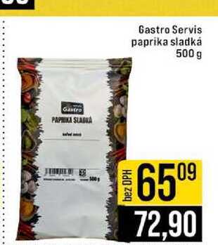 Gastro Servis paprika sladká 500 g