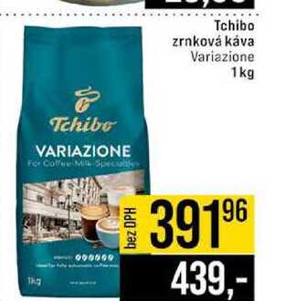 Tchibo zrnková káva Variazione 1kg 