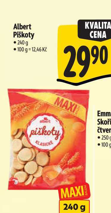 Albert Piškoty  240g 