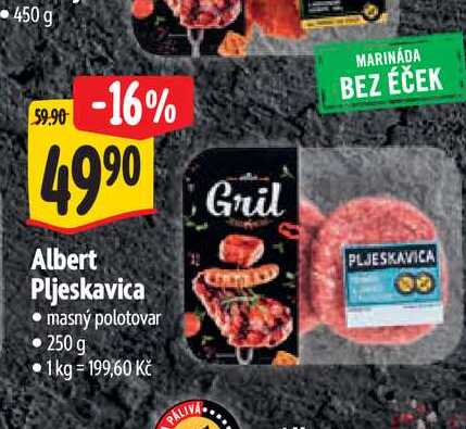 Albert Pljeskavica 250 g