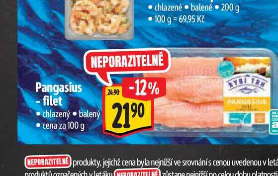   Pangasius -filet 100 g