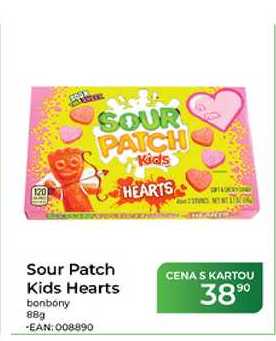 Sour Patch Kids Hearts bonbony 88g