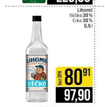 Lihomil Véčko 30% Erko 30% 0,5l