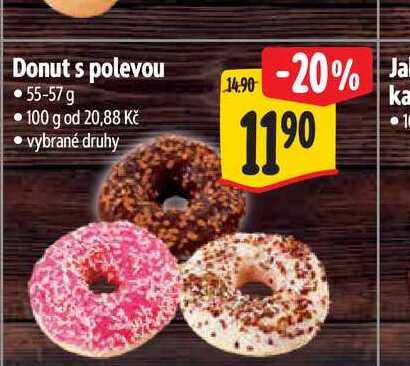 Donut s polevou 55-57 g 