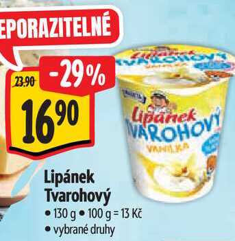   Lipánek Tvarohový 130 g 