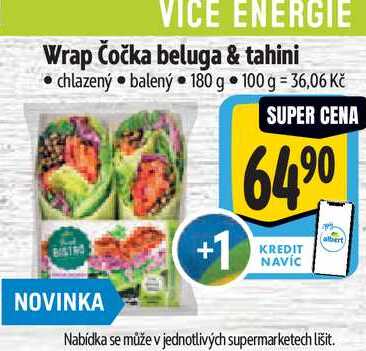   Wrap Čočka beluga & tahini  180 g
