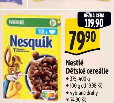   Nestlé Dětské cereálie  375-400 g 