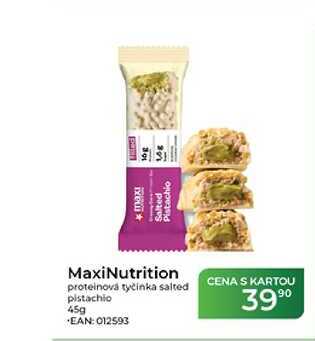MaxiNutrition proteinová tyčinka salted pistachio 45g
